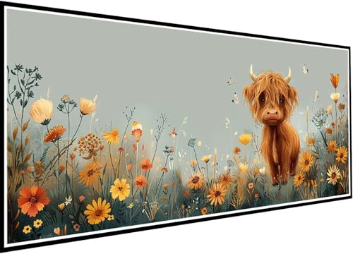 Diamond Painting Dibujos Animados Diamond Painting Kit Completo, 5D Pintura Diamante Animal Manualidades Adultos, DIY Pintura de Diamante Punto de Cruz Bordado Kit para Decoración Hogar 25x60cm 21-hQ