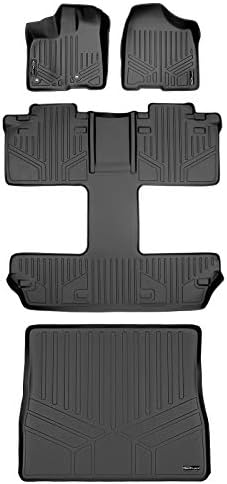 MAXLINER A0128/B0083 Floor Mats for Toyota Sienna 8 Passenger, 2013 ...