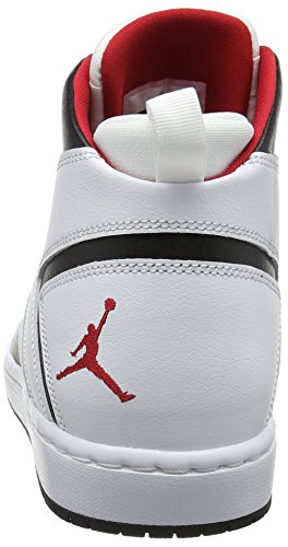 Jordan Flight Legend White/Gym Red-Black3