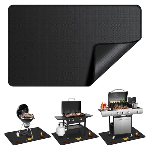 Tapis de protection barbecue isolant thermique pour réchaud camping extérieur