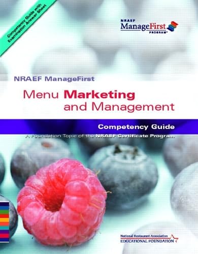 Menu Marketing And Management Competency Guide/ Examination Answer Sheet + Menu Marketing And Management Exam Prep Guide