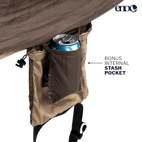 Image of ENO, Eagles Nest Outfitters DoubleNest Lightweight Camping Hammock, 1 to 2 Person, Special Edition Colors, ATC