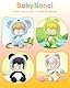 Rolife Nanci Action Figuren Baby Nanci Flauschige Party Überraschungs Box Sammlerstück Kunstspielzeug Kreative Geschenke für Kinder und Erwachsene Weihnachten Geburtstag Geschenke