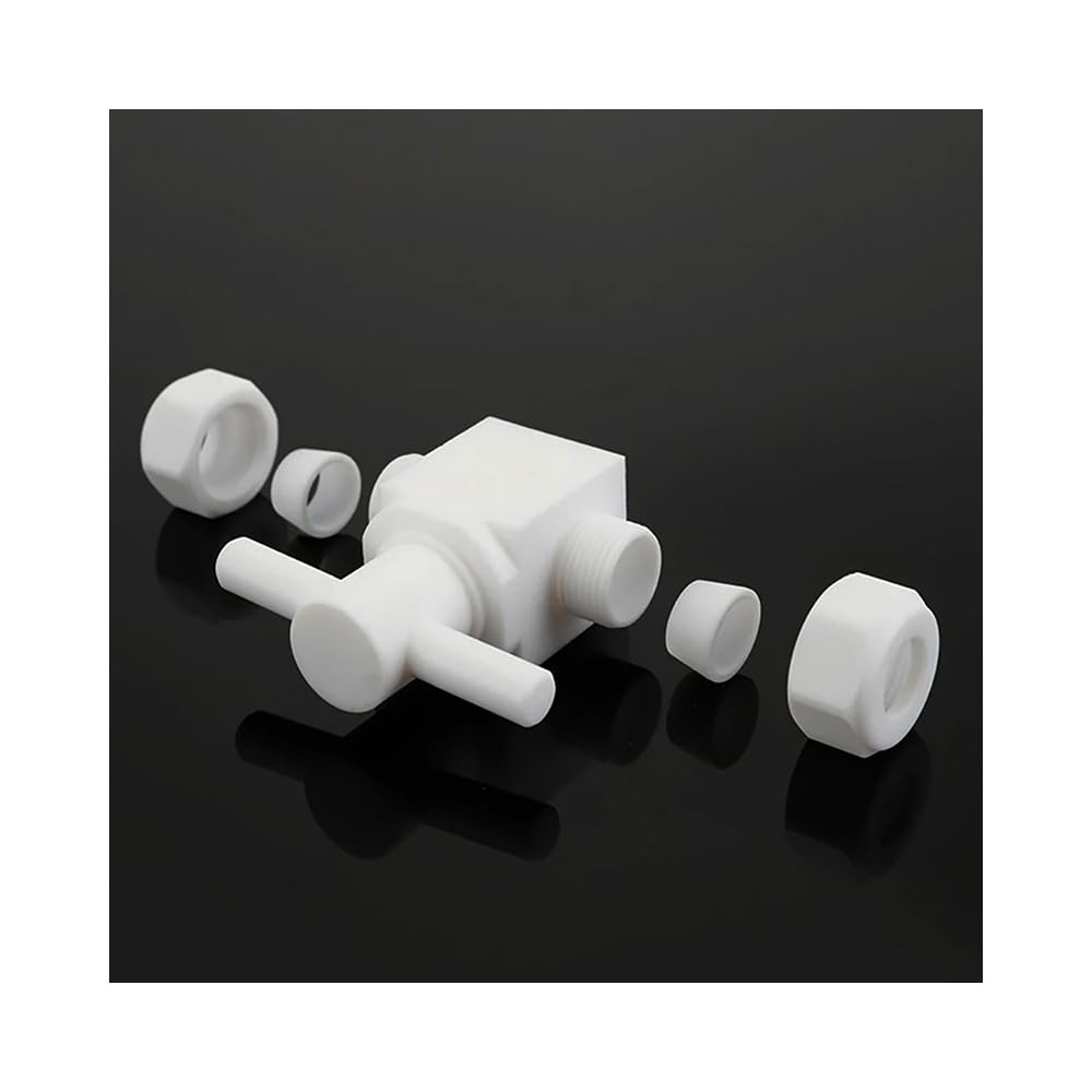 1 STÜCK PTFE-Nadelkugelhahn Mit Großem Temperaturbereich For Den Einsatz Im Chemielabor Mit Starker Säure Und Alkali(Needle Valve,16mm)