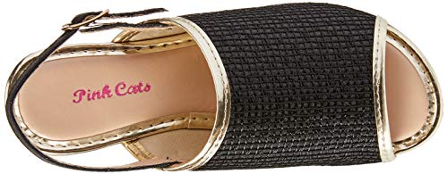 Sandalia Pink Cats Feminino Citizem Preto 29