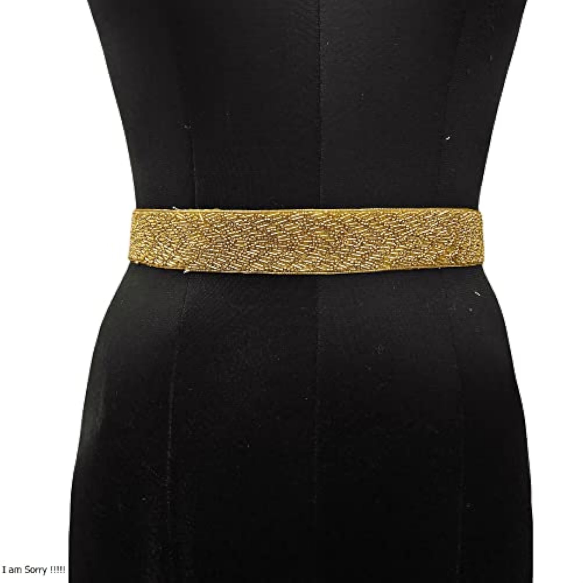 Women's Gold Belt, Elegant Fashion Accessory