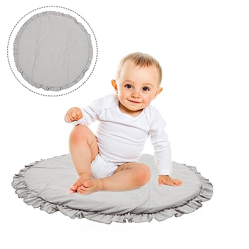 SAFIGLE Kruipende Deken Vloerkleed Indoor Tapijt Baby Kruipen Mat Vloer Speelmatten Voor Peuters Baby Ronde Speelkleed Kruipende Mat Bumper Kussen Baby Kruipen Tapijt Baby Kruipen Mat - Afbeelding 7