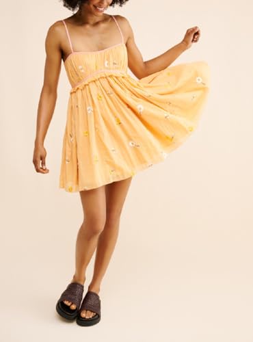 Image of Women Boho Floral Mini Cami Dress Spaghetti Strap Flowy Sling Dress Graphic Backless Summer Holiday Sundress