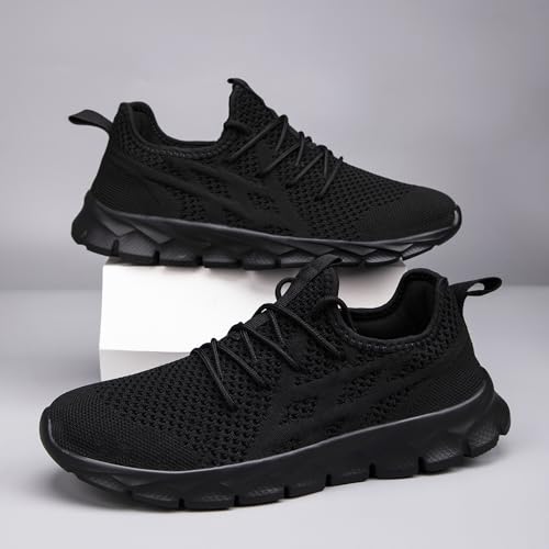 Image of Running Shoes for Men Gym Tennis Athletic Walking Shoes Non Slip Lightweight Breathable Sports Mesh Fashion Work Sneakers Casual Workout Trianer