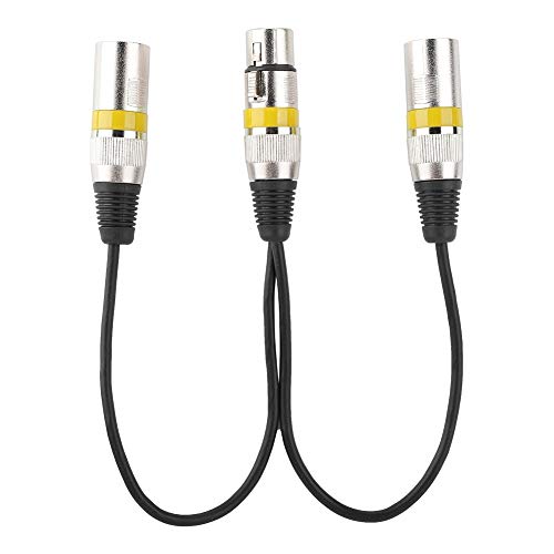 Youthink Type B Module,30Cm Xlr Female Jack To Dual Male Head Splitter Adapter Audio Mic Extension Cable For Yellow (Yellow) #TOP21