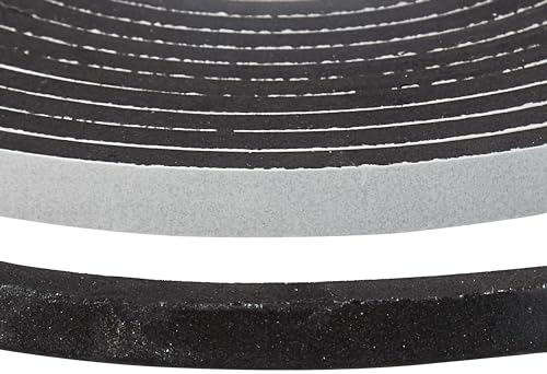 Image of Amazon Basics Single Side High Density Self Adhesive Foam Seal Tape, Weather Stripping Doors and Window Insulation Soundproofing -12MMX5MTR-6MM- Pack of 1