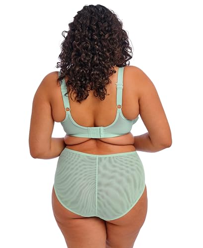 Elomi Women's Brianna Plus Size Underwire Padded Half-Cup Bra, Frozen, 44E3