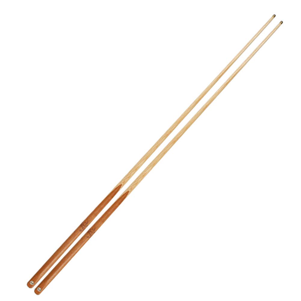YRU 2pcs 57" Stecca Snooker, 145cm Frassino A Mano 18 Once Stecca da Biliardo 10mm Punta Piscina Biliardo Bastone