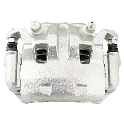 Image of TRQ Front Right Brake Caliper w /Bracket Passenger Side