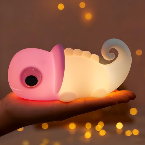 Veilleuse caméléon pour calmer la peur du noir avec arrêt automatique 30 min