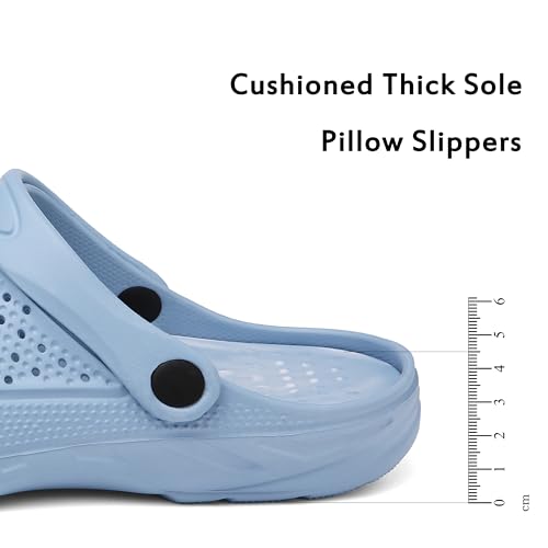 Image of INMINPIN Mens Womens Garden Clogs Shoes Beach Slippers Pool Water Sandals with Comfortable Arch Support Insole