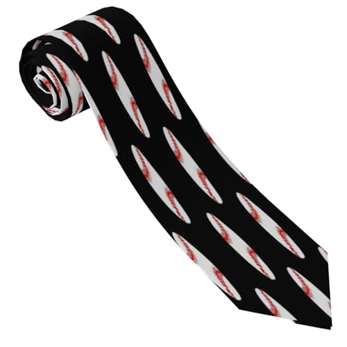 Baseball Men'S Classic Silk Smooth Tie, Suitable For Pairing With Formal Occasions3