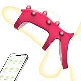 Men Adult Silicone Couples Rings for Men Games Erection Longer Harder Stronger Cock Penis Enlargement Hoodies W032602 (red2)