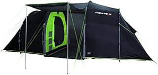 High Peak Tauris 4 Tent  Dark Grey/Green, L