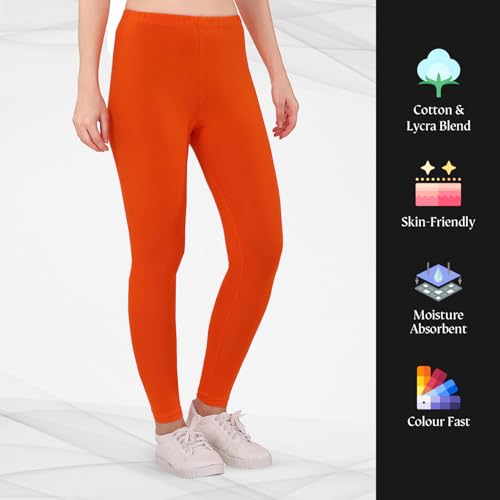 Image of TRASA Women's Skinny Fit Ankle Leggings