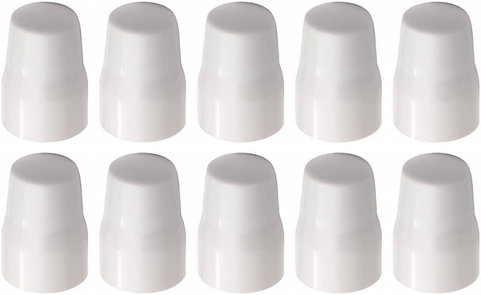 – Radiator Valve Cap White ABS Plastic Push-Fit Replacement Cover for Home Radiators Usual Fit Child and Pet-Safety Protector Easy Install 4 or 10 Pack (10pc)