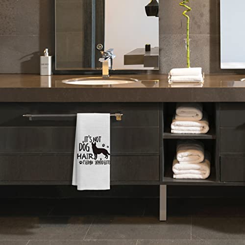 It’s Not Dog Hair It’s German Shepherd Glitter Hand Towels Kitchen Towels Dish Towels,Fall Funny Dog Decor Towels,Dog Lovers Dog Mom Girls Women Gifts #TOP2