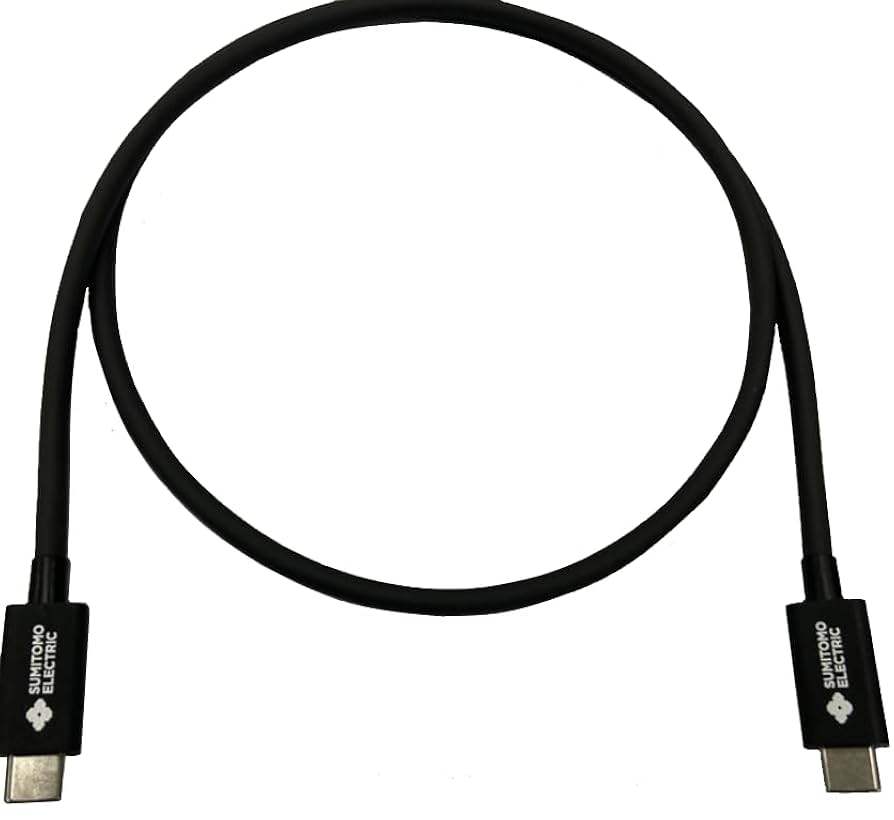 USBケーブル【コメントで333円 Amazon.co.jp: 住友電工 (メーカー直販) USB4 Gen3 ケーブル