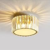 【Lustre moderne en cristal】Lampe au design simple et généreux, 3 ampoules G9 intégrées, pas besoin d'acheter des ampoules séparées, plus simple et plus pratique. Durée de vie de 30 000 heures.