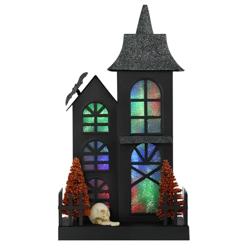 Halloween Haunted House Decorations Black Spooky Haunted Mansion Halloween Decorations