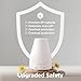 InnoGear Essential Oil Diffuser, Ultrasonic Diffusers for Home Aromatherapy Humidifier for Bedroom Room 7 Colors LED 2 Mist Mode Auto Off, Basic White