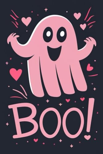 A humorous Halloween themed journal. Halloween Notebook: The Powder Ghost is Scary BOO!