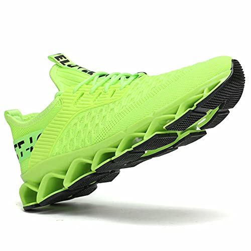 Image of Chopben Men's Running Shoes Blade Non Slip Fashion Sneakers Breathable Mesh Soft Sole Casual Athletic Walking Shoes
