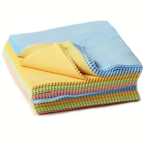 Lingettes nettoyantes microfibre pour écrans et lunettes de vue anti-traces