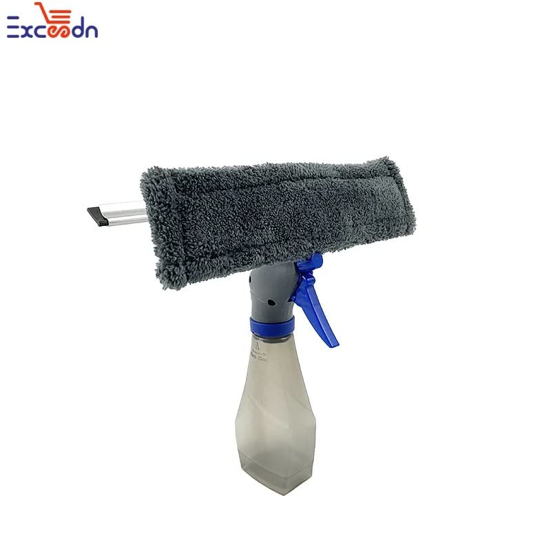 Image of Microfiber Window Cleaning Tool Rubber Window Spray Squeegee Cleaner