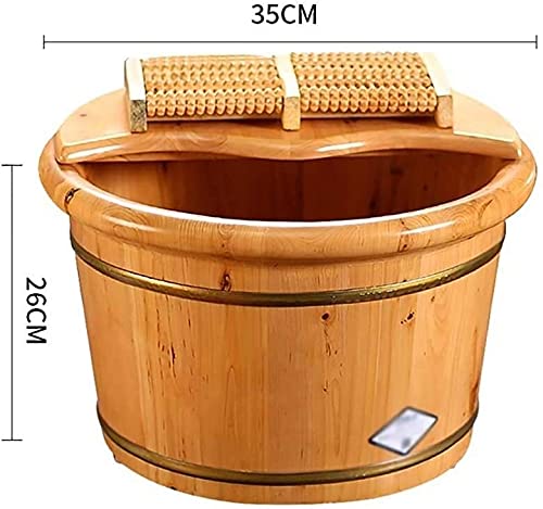 Cubeta de Madera para Spa de Pies con Tapa miniatura 2