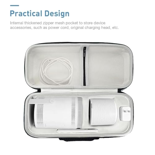 Funda para proyector SUNGOOYUE, resistente a golpes, polvo y salpicaduras, con interior de terciopelo, para Nebula Capsule 3 (1.a y 2.a generación), HY300, HY320 miniatura 6