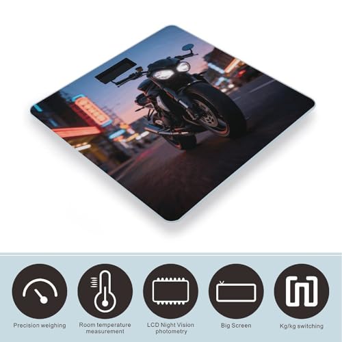 Balanza Digital para Baño con Pantalla LCD Grande 180 kg miniatura 3