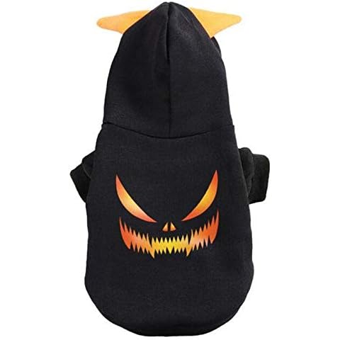LITESILK Pet Costume Halloween Hoodies Clothes Coat Jumpsuit Puppy Jacket Pullover Outwear Costume (Color : A, Size : L) Cover