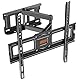 RICOO TV Wandhalterung Fernseher Halterung S5144 schwenkbar Fernsehhalterung für 30-55 Zoll neigbar universal smart flach & Curved bis 50 kg VESA 400x400 mm