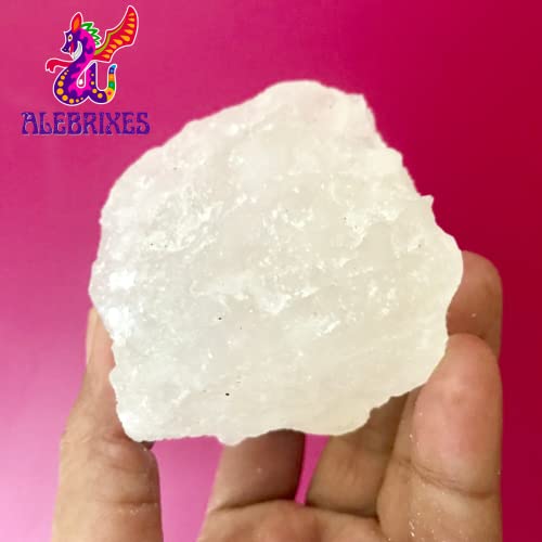 Piedra de alumbre natural en bloques blancos miniatura 6