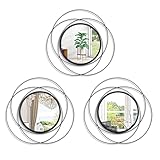 miroir salle a manger conforama Taille du miroir : lot de 3. Mesure environ 30,5 cm de diamètre avec cadre en métal. Ces œuvres d'art en métal fonctionnent parfaitement seules, ou en ensemble avec d'autres décorations murales assorties. Ce miroir est merveilleux pour faire une belle coiffeuse moderne dans votre salle de bain ou ajouter un peu de lumière et de dimension à n'importe quel espace de votre maison pour rendre votre maison plus spacieuse et lumineuse