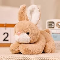 ちびぐるみ うさぎ ハグ待ち 11cm オフ白 スタイ付 11 12 13 バニーヌイグルミ（IUC32743）-ウチノタオルギャラリー-UCHINO