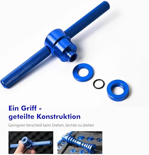 Kit de pressage de roulement de vélo Anhoer pour éliminer le jeu dans les roues de VTT