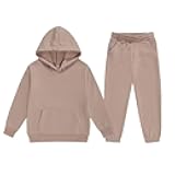 Girls Boys Tracksuit Athletic Sweatsuits Pullover Hoodie 2 Pieces Kids Sweatshirt and Jogger Sweatpants Outfits Set