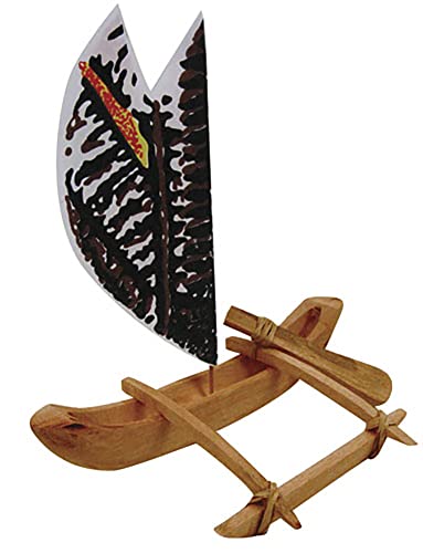 Islander Hawaiian Wood Canoe Kit, 6 1/2