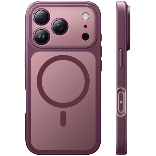 TAURI für iPhone 18 Pro Max Hülle 6,9 Zoll mit Mattrückseite - Burgunder – Ansicht 1