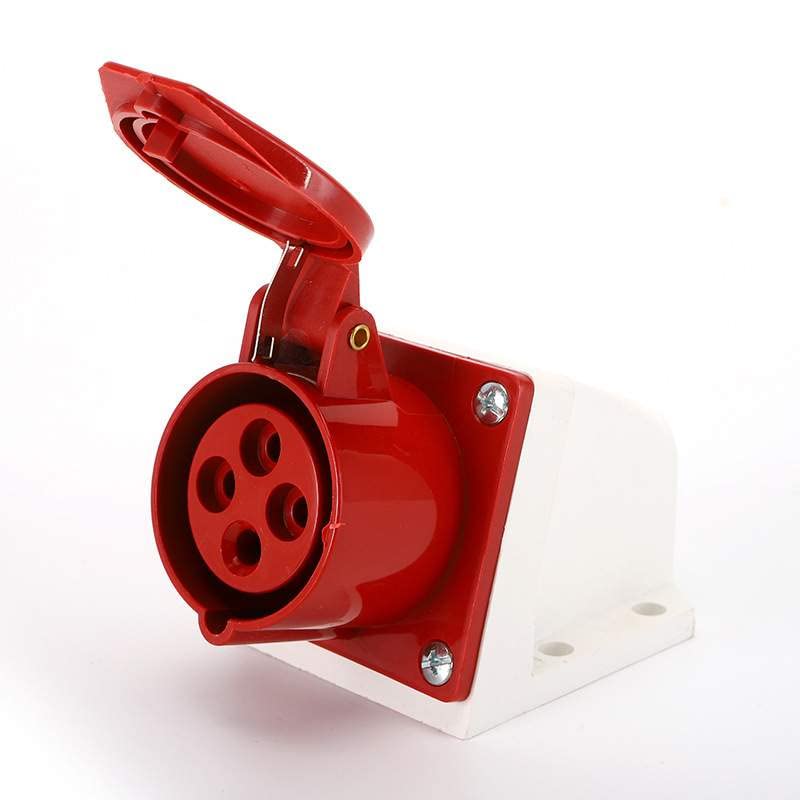IEC60309 Waterproof CEE Industrial Connector Socket 4Pin 32A 380V-415V 3P+E IP44 (Type-1(Type-5