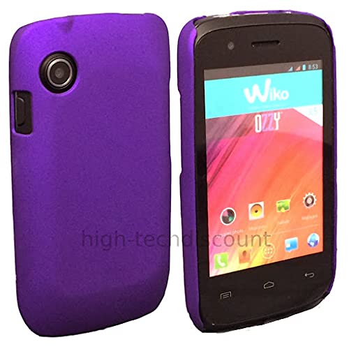 htdmobiles Housse Etui Coque Rigide pour Wiko Ozzy + Film ecran - Mauve Rigide