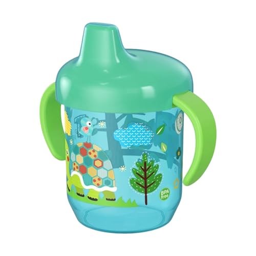 Générique Tasse De Paille pour Tout-Petits | 250ml Gobelet Anti-déversement Tasse de transition pour Tout-Petits, Gobelet avec Paille Et Double Anse, Bouteille d'eau Tasse D'entraînement pour Enfant