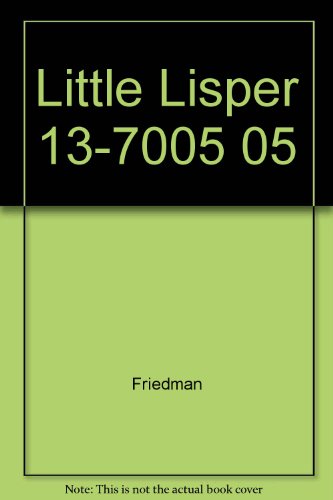 The little LISPer 0574240055 Book Cover
